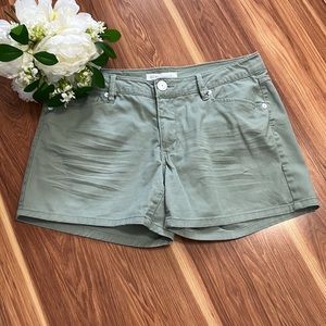 BCBGeneration 5-Pocket Style Colored Denim Shorts